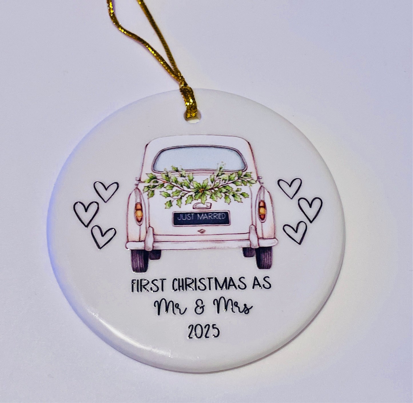 First Christmas as…2025 Ceramic Bauble