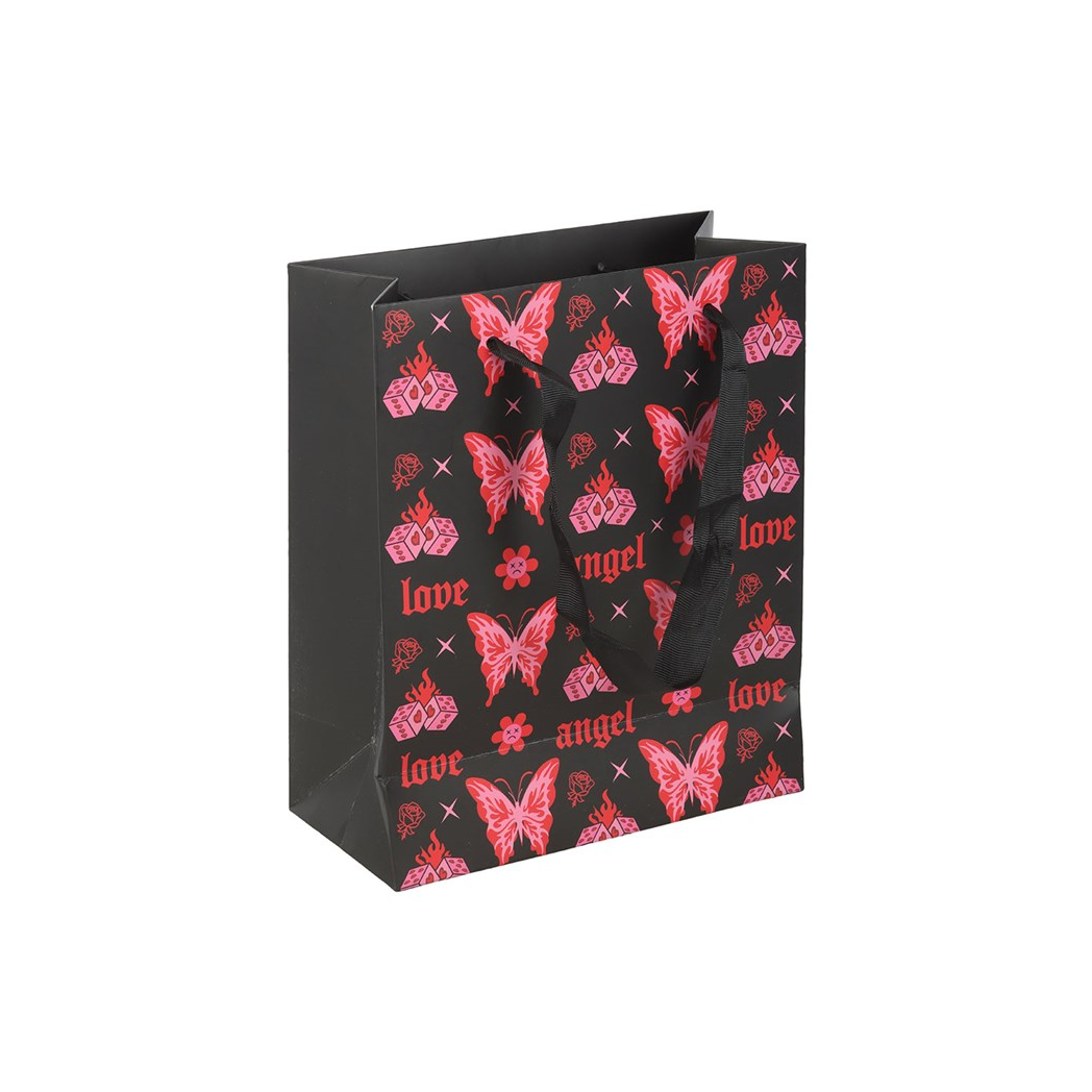 23cm Medium Flaming Butterfly Gift Bag