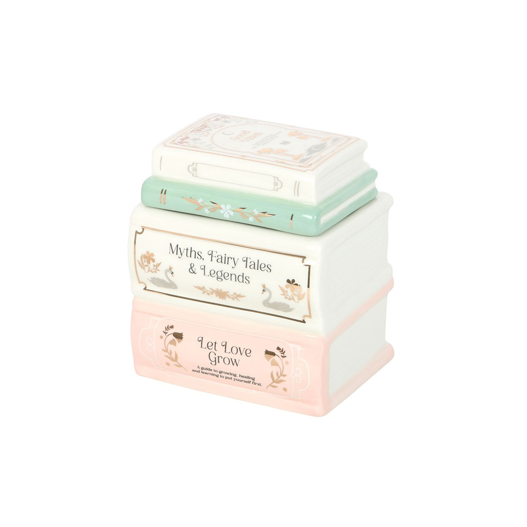 Book Stack Oil Burner