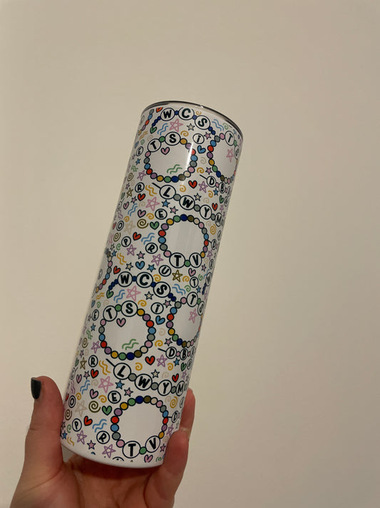 Swiftie Friendship Bracelet Steel Tumbler