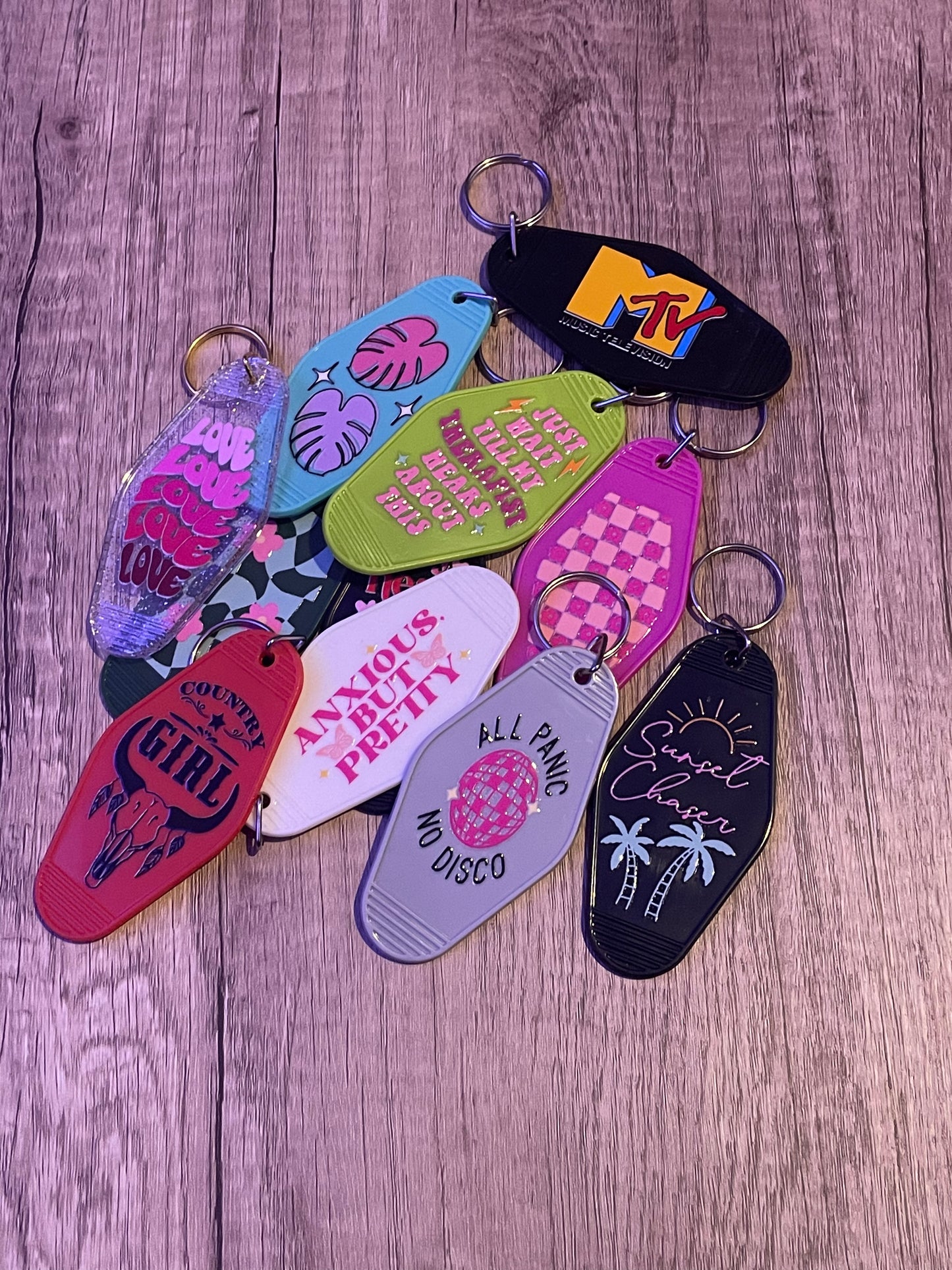 Motel Style Key Rings