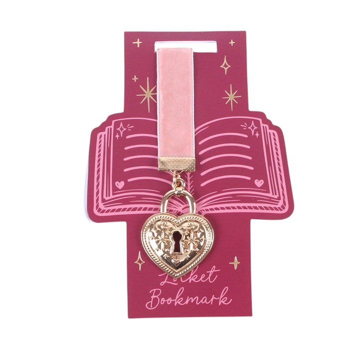 Lock and Key Ribbon Bookmark