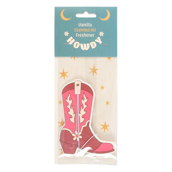 Cowboy Boot Vanilla Scented Air Freshener