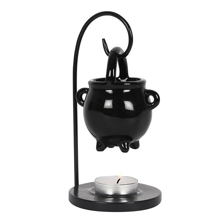 *Hanging Ceramic Cauldron on Metal Base Oil Burner (12/24)